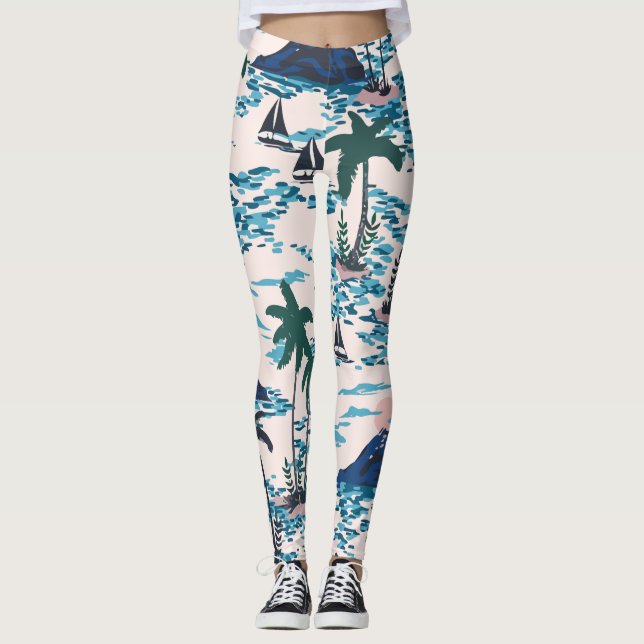 Island Of Hawaii Leggings (Front)