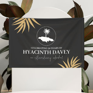 Island of Jamaica Birthday Banner