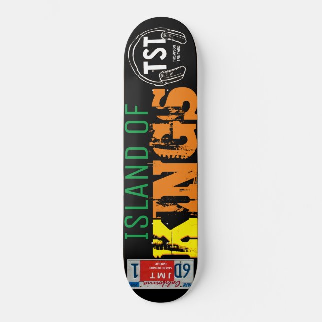 ISLAND OF KINGS SKATEBOARD /JMT USA Skateboard (Front)