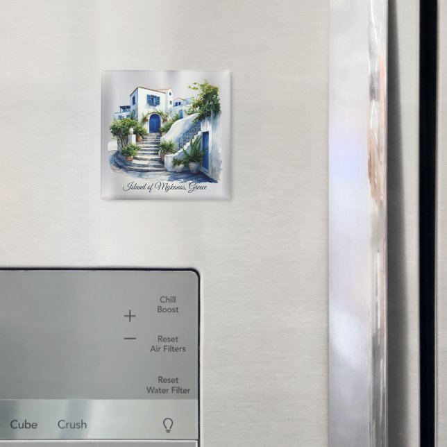 Island of Mykonos, Greece  Magnet (In Situ (Fridge))