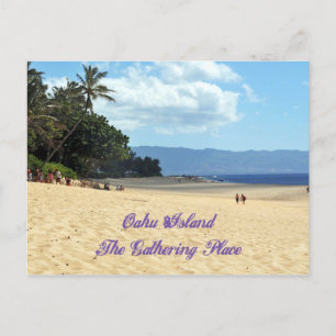 Island of Oahu Postcard