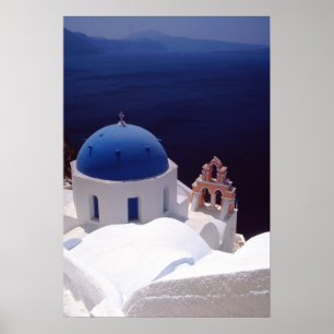Island of Santorini Poster