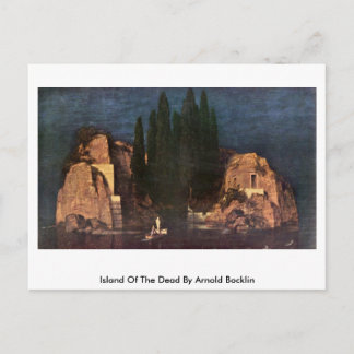Island Of The Dead By Arnold Bocklin Postcard