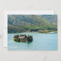 Island of Visovac monastery in Krka NP - Croatia