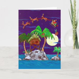Island Package Christmas Greeting Card
