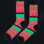 Island Palm Trees Socks<br><div class="desc">Style: Sustainable Premium Crew Sock Made from recycled plastic bottles, our Sustainable Premium Polyester Crew Socks are printed with water based inks and a signature 360 degree print to deliver an environmentally safe yet high quality seamless print so socks look vibrant, even when stretched. These super soft and stretchy premium...</div>