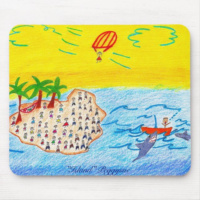 Island,Peggysue, Mouse Pad (Front)
