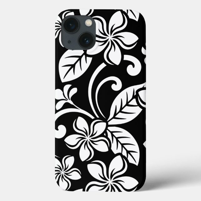 ISLAND PLUMERIA (BLACK) Case-Mate iPhone CASE (Back)