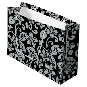 ISLAND PLUMERIA (BLACK/GRAY) Gift Bag