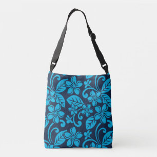 ISLAND PLUMERIA (Blue x 2) Crossbody Bag