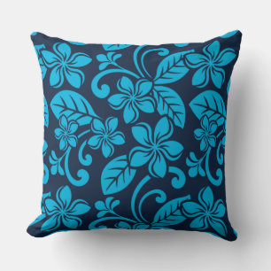 ISLAND PLUMERIA (Blue x 2) Cushion