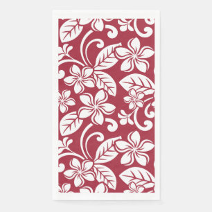 ISLAND PLUMERIA (CARDINAL RED) NAPKIN