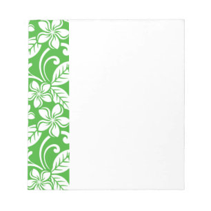 ISLAND PLUMERIA (CITRUS GREEN) NOTEPAD