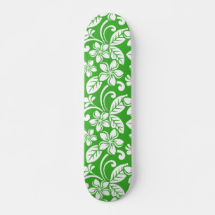 ISLAND PLUMERIA (CITRUS GREEN) SKATEBOARD