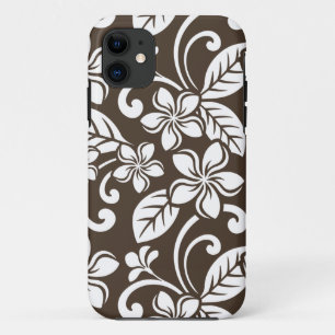 ISLAND PLUMERIA (COFFEE BROWN) Case-Mate iPhone CASE