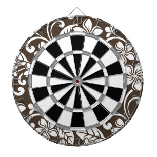 ISLAND PLUMERIA (COFFEE BROWN) DARTBOARD