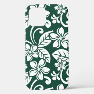 ISLAND PLUMERIA (FOREST GREEN) iPhone 12 CASE
