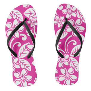 ISLAND PLUMERIA (HOT PINK) JANDALS