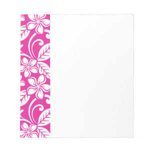 ISLAND PLUMERIA (HOT PINK) NOTEPAD