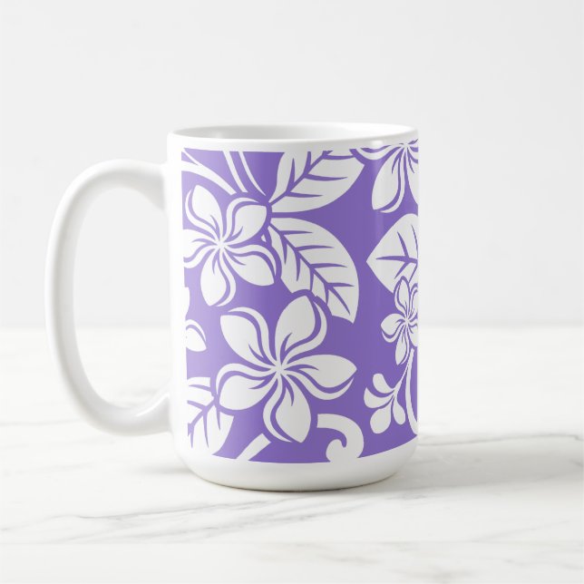 ISLAND PLUMERIA (LAVENDER) Mug (Left)