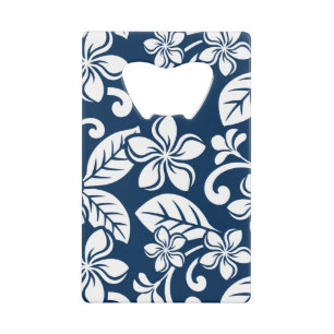 ISLAND PLUMERIA (NAVY) CREDIT CARD BOTTLE OP
