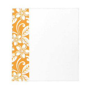 ISLAND PLUMERIA (ORANGE) NOTEPAD