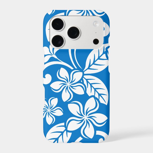ISLAND PLUMERIA PATTERN IN BLUE SKY (Back)