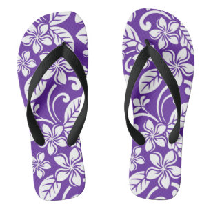ISLAND PLUMERIA (PURPLE) JANDALS