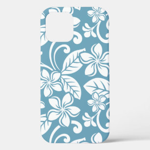 ISLAND PLUMERIA (SLATE BLUE) iPhone 12 CASE