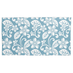 ISLAND PLUMERIA (SLATE BLUE) PILLOWCASE