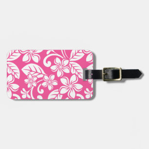 ISLAND PLUMERIA (WATERMELON PINK) LUGGAGE TAG