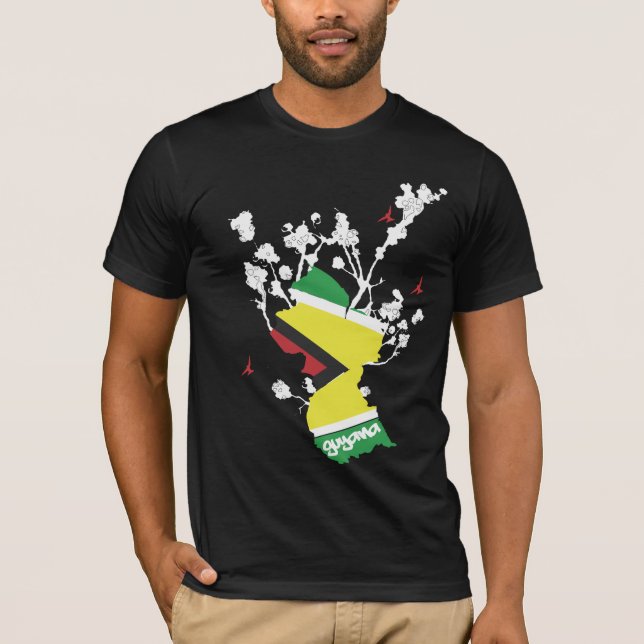 ISLAND PRIDE guyana mens T-Shirt (Front)
