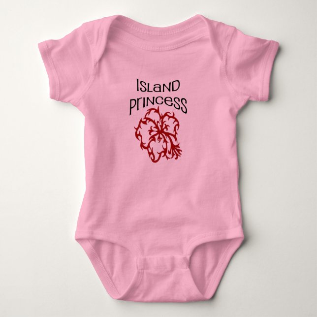 island princess baby bodysuit (Front)
