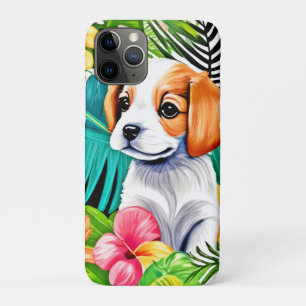 Island Puppy: Floral Friend Case-Mate iPhone Case