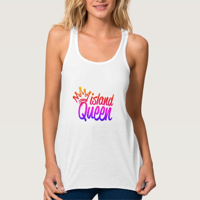 Island Queen Tank Top (Front)