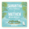 Island Resort Beach Destination Wedding Gift Label