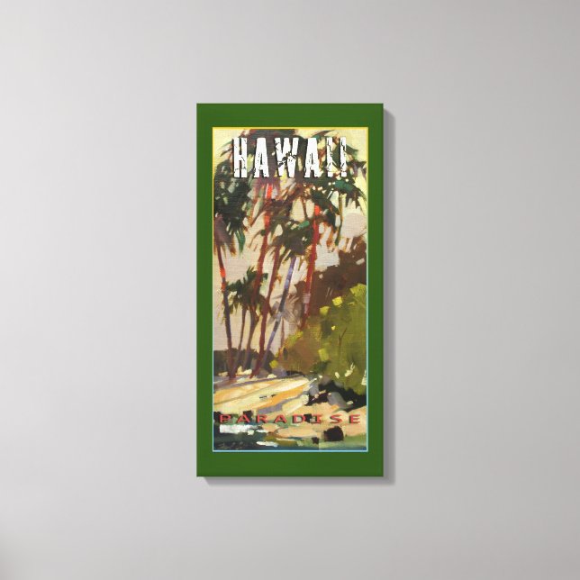 Island Serenity Canvas Print (Front)