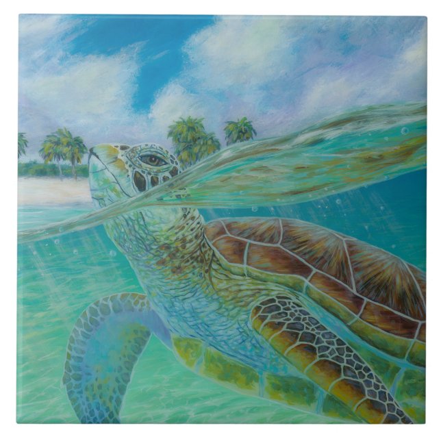 Island Soul Ceramic Tile (Front)