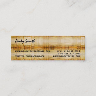 Island style business card