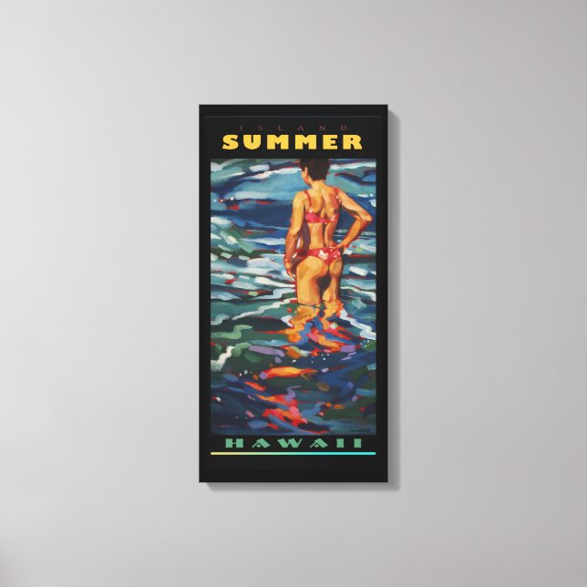 Island Summer Canvas Print (Front)
