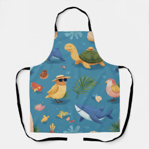 Island Sunset All-Over Print Apron Gift