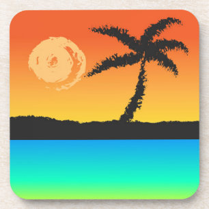 Island Sunset Coaster