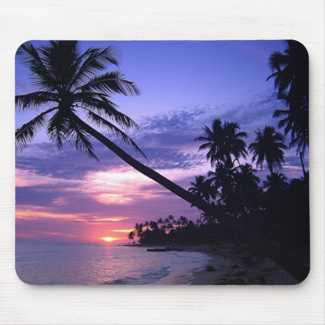 Island Sunset Mouse Pad (Front)