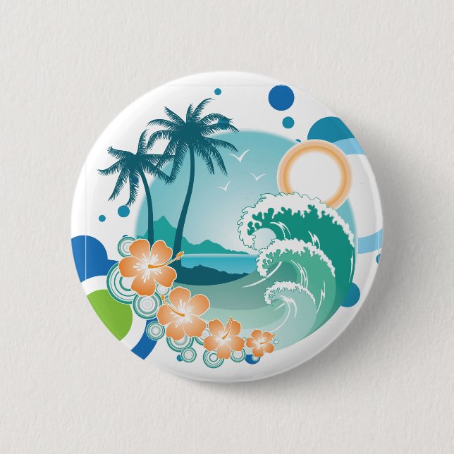 Island Surf Button (Front)