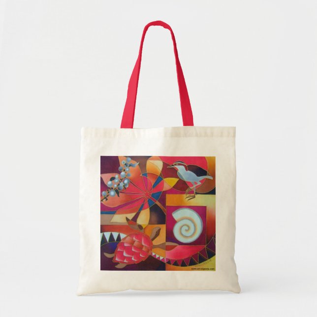 "ISLAND TREASURES I" TOTE BAG (Front)