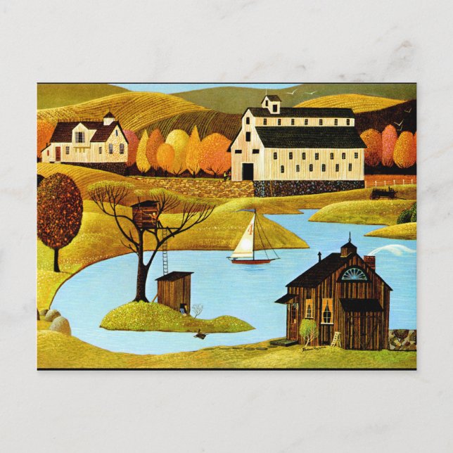 Island Treehouse Postcard (Front)