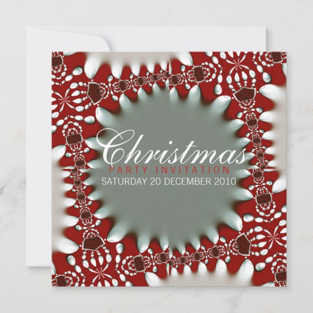 Island Tribal Christmas Invitations (Front)