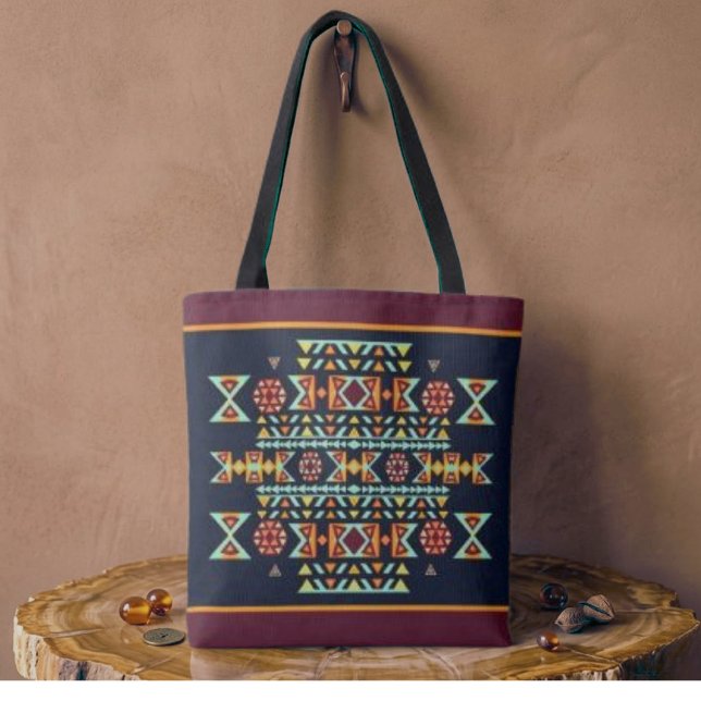 Island Tribal Whimsy Tote Bag (Creator Uploaded)