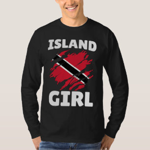 Island Trini Girl Tobago Trinidad Trinidadian Coun T-Shirt