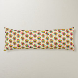 Island Tropical Sea Turtles Floral Body Cushion